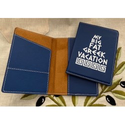 My Big Fat Greek Vacation Passport and ID Cover